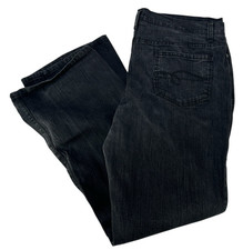 Faded Glory Black Denim Jeans Size 18 Average
