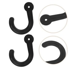 100Pcs Plastic Hook Set - Hanging Hooks for Fabric Samples Coat and Backpack