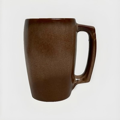 VTG Frankoma Pottery Plainsman Brown 5M Coffee Mug Cup 20 oz Grand Large Jumbo
