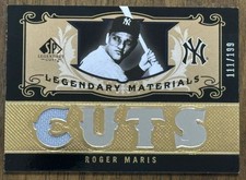 2007 SP Legendary Materials ROGER MARIS NY Yankees Game-Used Relic #d 111/199