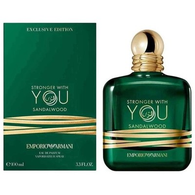 Stronger With You Sandalwood Eau de Parfum 3.3 oz 100 ml Long-Lasting Fragrance
