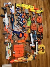 HUGE Nerf Lot 26-Fortnite, N-Strike Elie, Zombiestrike, Rival, Mega, attachment