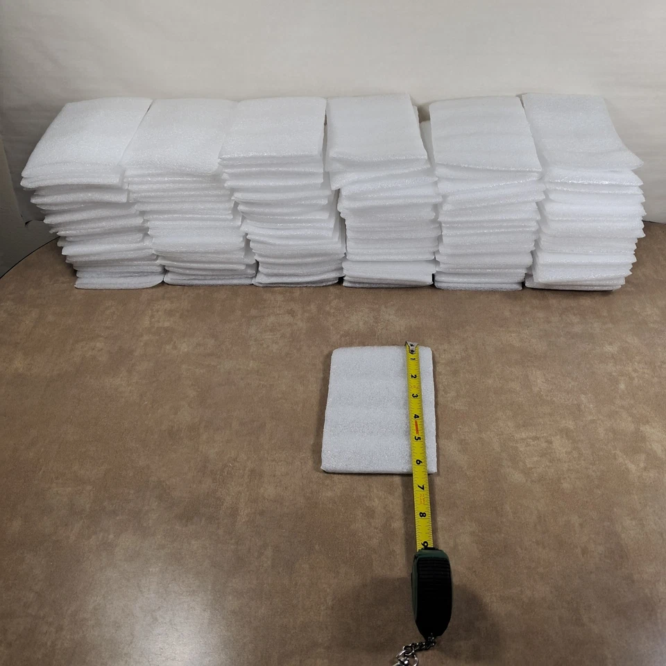 Foam Protective Sleeves 6x4 Inch - 50 Pack - Cushion Wrap Bubble Pouch - Image 2 of 4