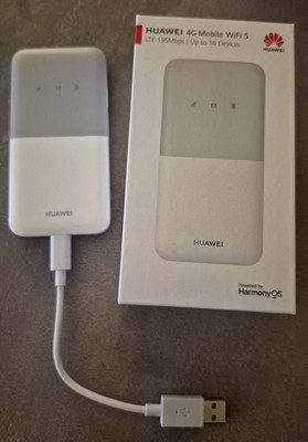 Huawei 4G Mobile WiFi 5 WLAN-Hotspot-Modem 4G/LTE 195 Mbps USB Weiß