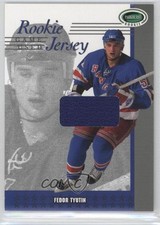 2003-04 ITG Parkhurst Rookie Rookie Jersey /90 Fedor Tyutin #RJ-2 2a8