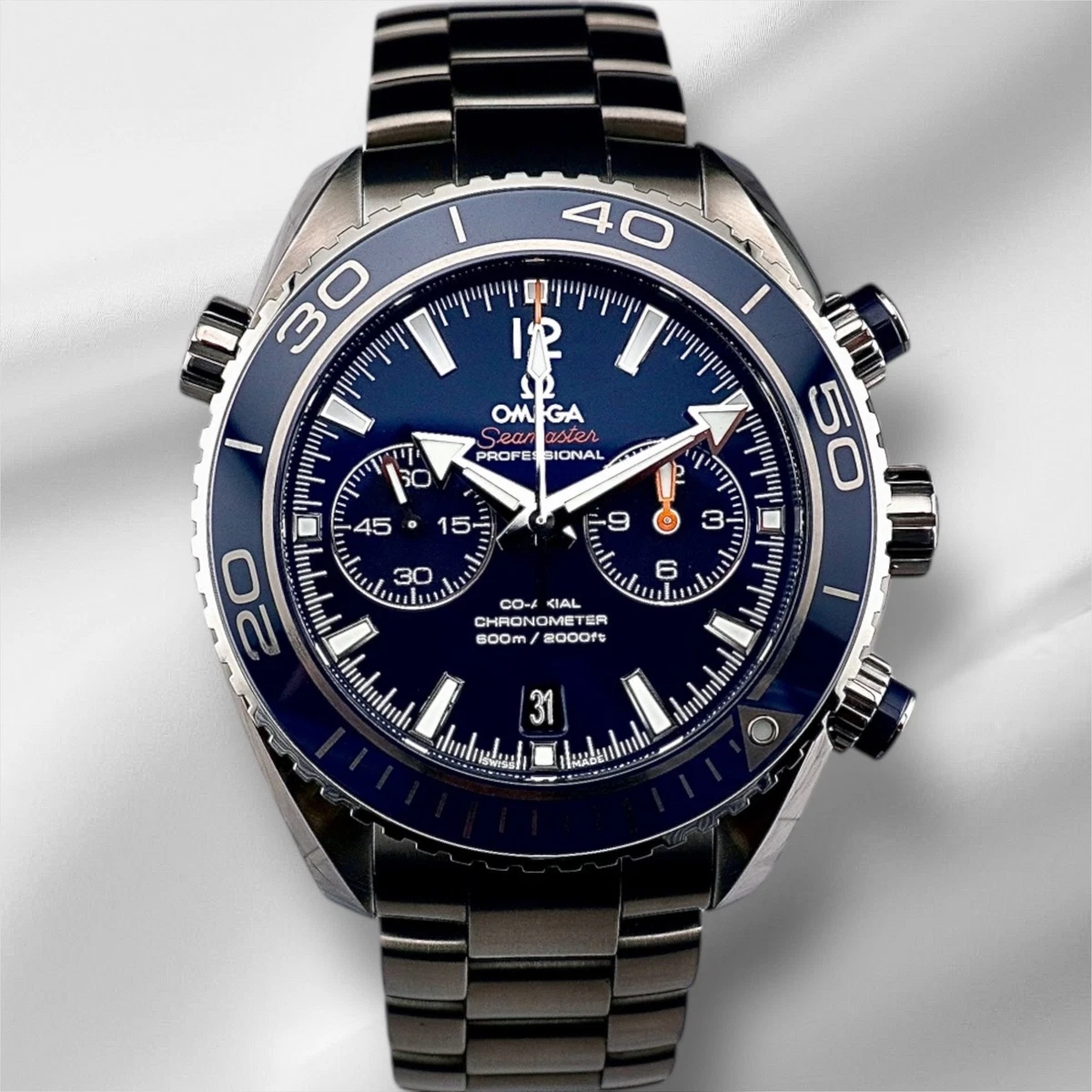 Preços baixos em OMEGA Seamaster - 45 mm, Titanium | eBay