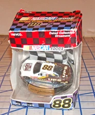 NASCAR Trevco Dale Jarrett 88 UPS Car Collectible Christmas Ornament 2002 In Box