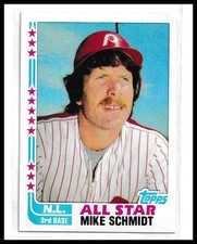 1982 Topps #339 Mike Schmidt Philadelphia Phillies
