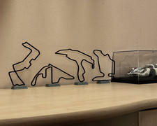Racetrack Collection | 3D Printed Racetrack Trophies | Motorsport Gift