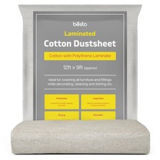 12ft X 9ft HEAVY DUTY 100%COTTON TWILL PROFESSIONAL DECORATING LARGE DUST SHEET