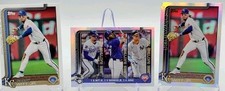 Witt/Guerrero/Judge 2025 Topps Series 1 AL Bat Avg & Witt Rainbow Foil W/Base 💎