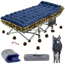 Camping Cot for Adults, Heavy-Duty Comfortable Military Army Mattress Cot & Bag