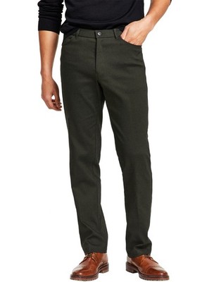 Tommy Hilfiger Mens Modern Fit Four-Pocket Twill Pants 32W x 30L Olive - NWT $95