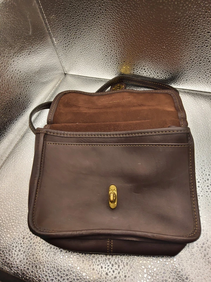 Monedero vintage Jack Georges Estados Unidos cuero mujer marrón.usado Foto 2 de 4