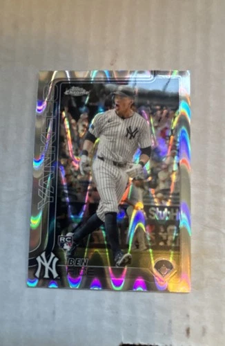 2025 Topps Chrome - Ben Rice #139 RayWave Refractor (RC)