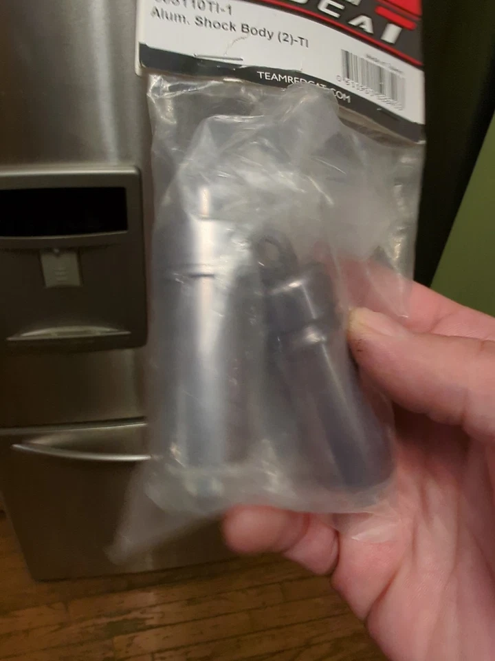 Team Redcat Racing Alum. Shock Body (2)-TI Official Car Parts - Image 2 of 3