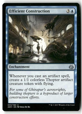 Efficient Construction 33 Aether Revolt Magic: The Gathering Uncommon LP