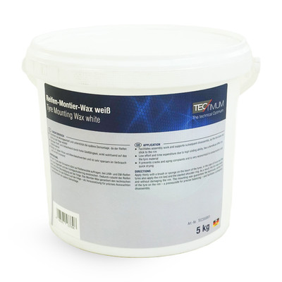 Tectimum Reifenmontagepaste weiß Reifen Montage Wax 5kg Montierpaste schonend