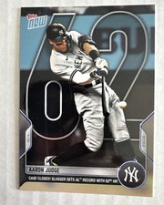 2022 Topps Now Baseball Aaron Judge 62 Home Run Card #1012 New York Yankees