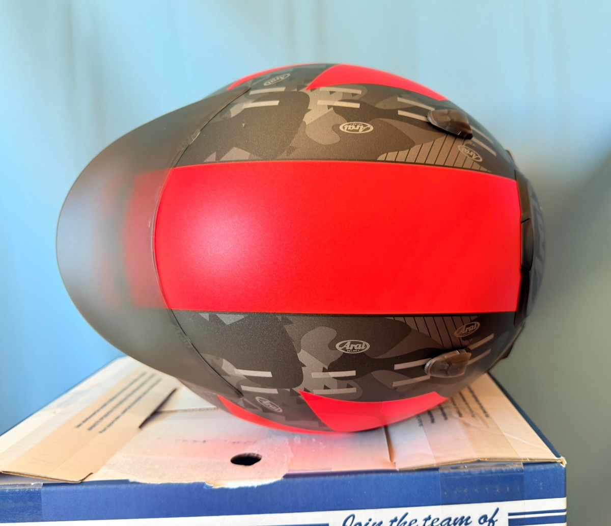 Arai Astro GX Red Checker 57-58cm Full Face Motorcycle Helmet