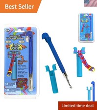 Creative Mini Loom Upgrade Kit Featuring Blue Metal Hook - Travel Ready Fun