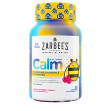 Zarbee's Children's Calm Gummy,*08/2025*Natural Raspberry Flavor, 30 Count