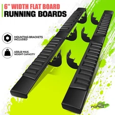 Flat Side Step Bar Running Boards for Ram 1500 2500 3500 Classic Crew Cab 09-24