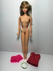 Vintage Barbie Twist n Turn Ash Brunette for Restoration As Is 1966 with Clothes