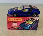 vintage Matchbox Superfast 41 Siva Spyder Streakers white Near Mint original box
