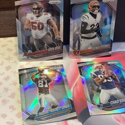 Panini silver Prizm NFL Card Lot - Vita Vea, Geno Stone, Ismail, Johnson 2025
