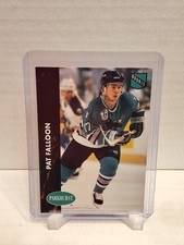 1991-92 Parkhurst Rookie Pat Falloon Card #160. rookie card picture