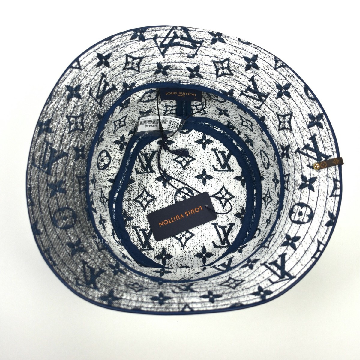 LOUIS VUITTON DENIM FADE BUCKET HAT Louis-Vuitton-LV-Remix-Bucket-  main image 4