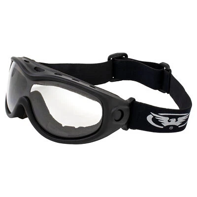 All-Star Motorcycle ATV MX Tactical Over-Prescription Goggles Black Clear Lens