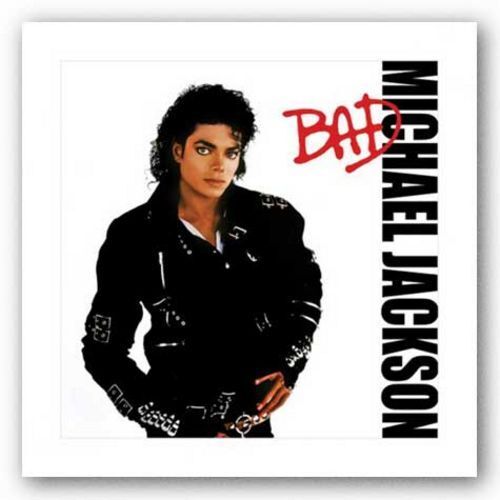 Michael Jackson Bad Rock Musik Kunstdruck 16x16 - Bild 1 von 1