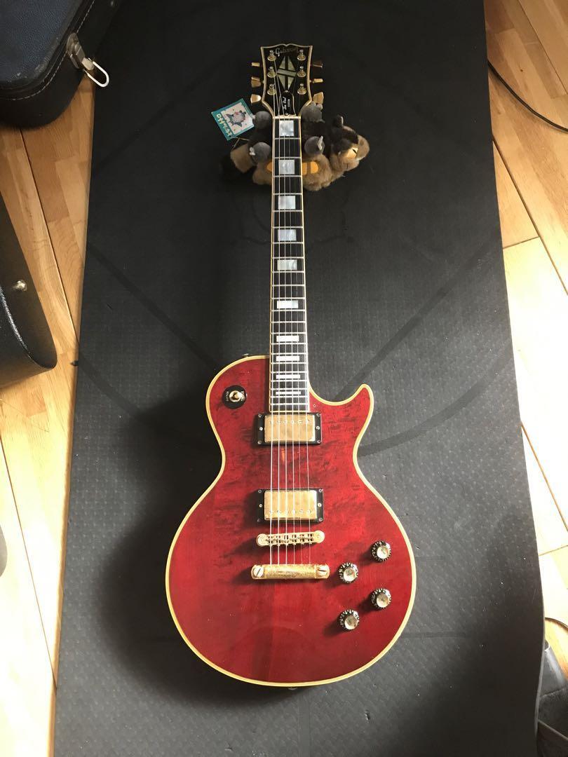 Gibson Les Paul Custom 1977 Wine Red Electric Guitar | eBay