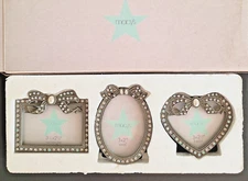 Vintage Set Of Three (3) Photo Mini Jewels Frames New In Box
