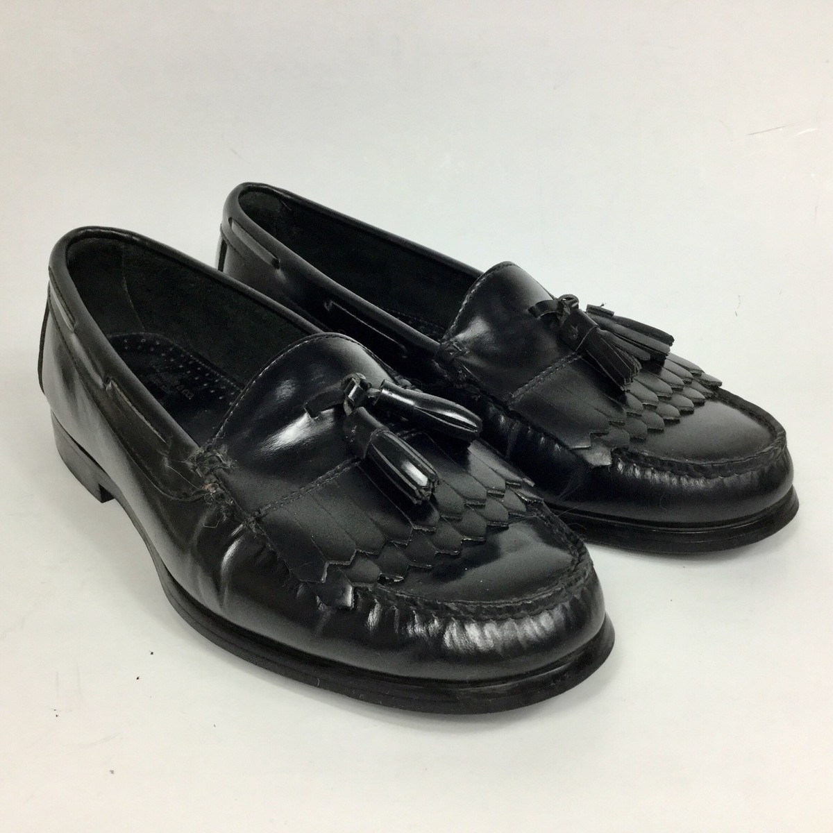 Bass Men 9M Leather Loafer Excellent Condition Bass Loafers Size 9 - Etsy main image 4