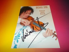 Michael Sens violin signed autograph autograph on autograph card