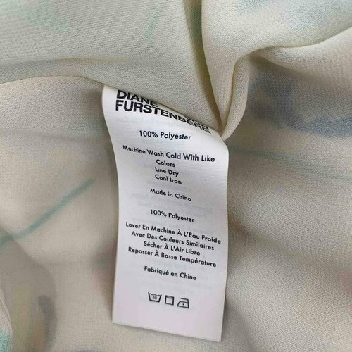 DVF Diane von Furstenberg Madeline Growing Tulip Bone wrap dress midi new S 4 6 - Picture 6 of 6