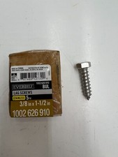 3 Boxes of 5 - Everbilt 3/8"x1-1/2" Stainless Steel Hex Lag Screw 1002 626 910