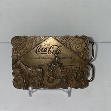 Coca Cola Drink Coca Cola Belt Buckle 1976 Vintage