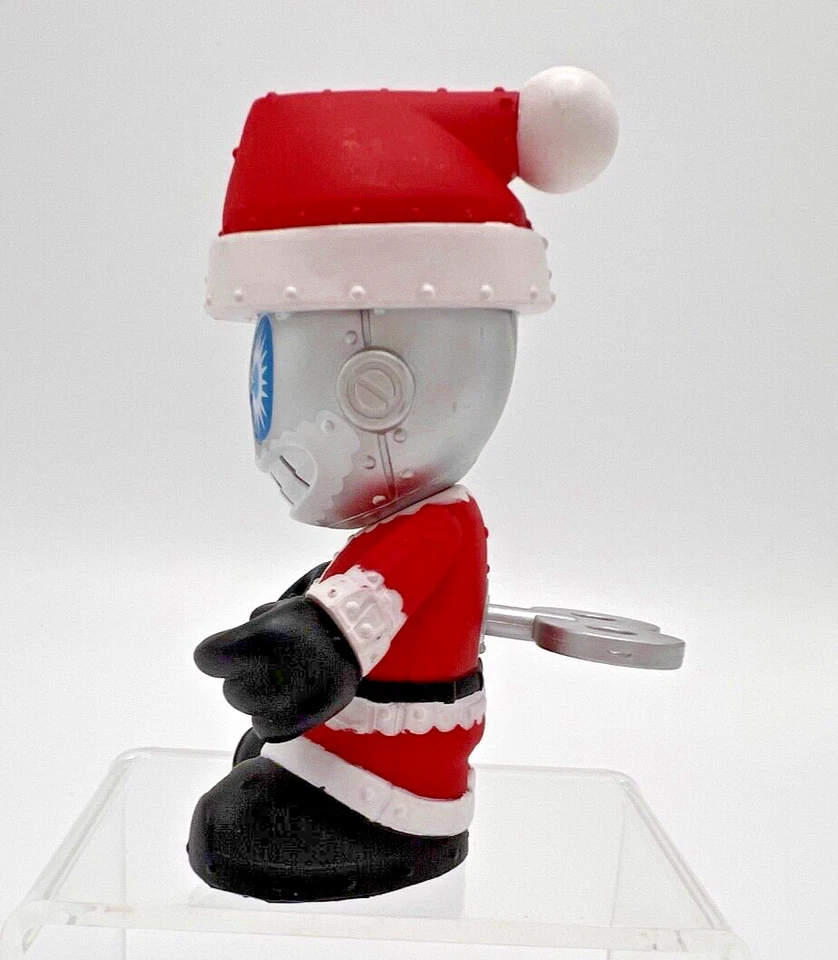 Kidrobot KidHoHoHo Bot 3 inch Mascots Vinyl Robot Figure, Christmas Santa Claus - Image 3 of 4