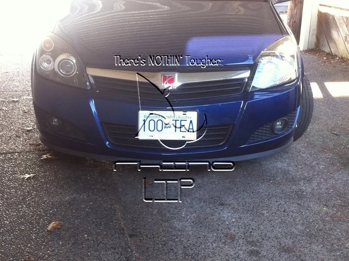 Parachoques delantero Saturn Aura Astra ION LS LW SC SL divisor de alerón labial de barbilla de goma Foto 2 de 4