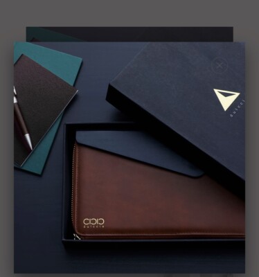 DULCCIO ZIPPED FOLIO-SOFT PREMIUM GENUINE LEATHER FOLIO, HOLDER & CASE