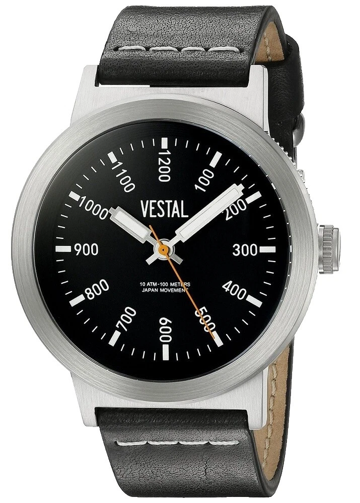 Banda De Plata Acero Inoxidable Vestal Relojes de pulsera
