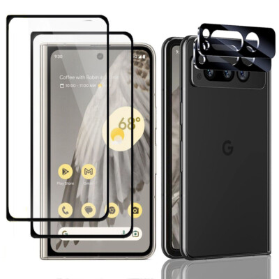 4X Full Cover Front Screen Protector/Camera Lens For Google Pixel 9 10 Fold Fold