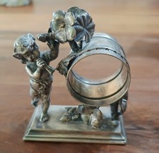 VICTORIAN NAPKIN RING SIMPSON HALL & MILLER. CHERUB