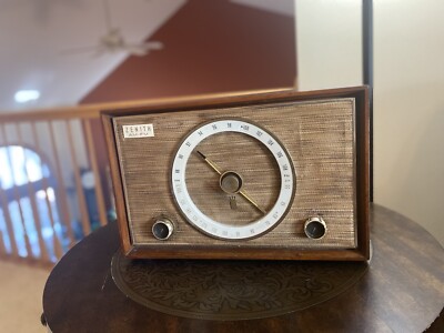 Vintage Zenith S-46917 AM FM Tube Radio Automatic Frequency Working
