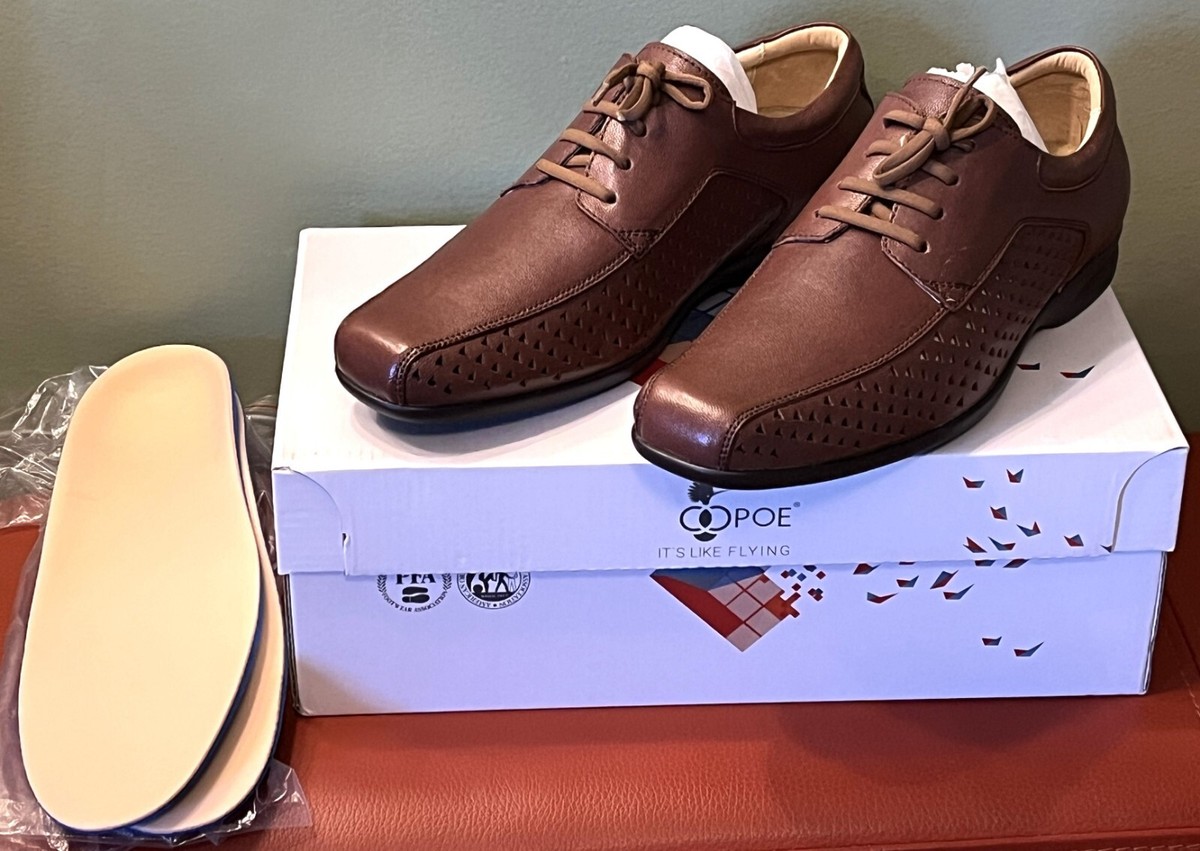 orthopedic dress shoes for men Dr. Comfort Men's Wing Diabetic - Black combination last that provides ample room for custom orthotics and ensures a comfortable fit for those with foot conditions that need more interior space Dr. Comfort Men's Classic Diabetic