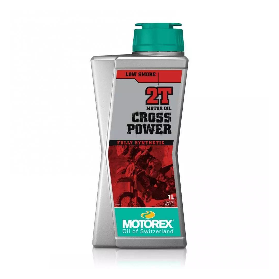 Motorex Cross Power 2T Fully Synthetic 2 Stroke Oil Off Road Motorcycle MX 1L